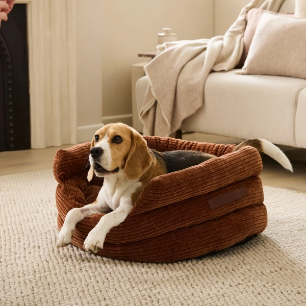 Ziggy Rosedale Rust Pet Bed | Adairs