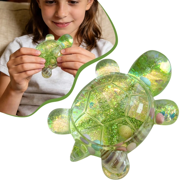 HonestMatter Mini Turtle Figurines Resin Quicksand Glitter Seashell Desktop Decor for Office Desk Shelf Car Dashboard Soothing Visual Companion - Walmart.com