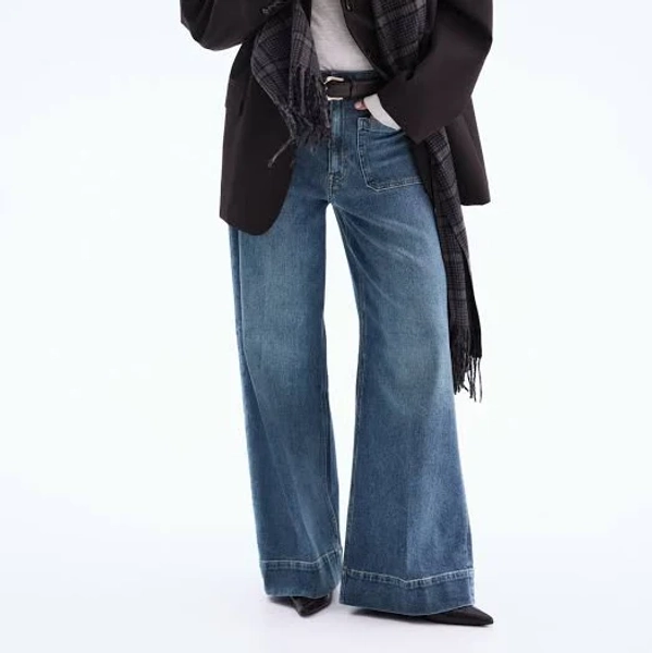 H&M Ladies Wide High Jeans