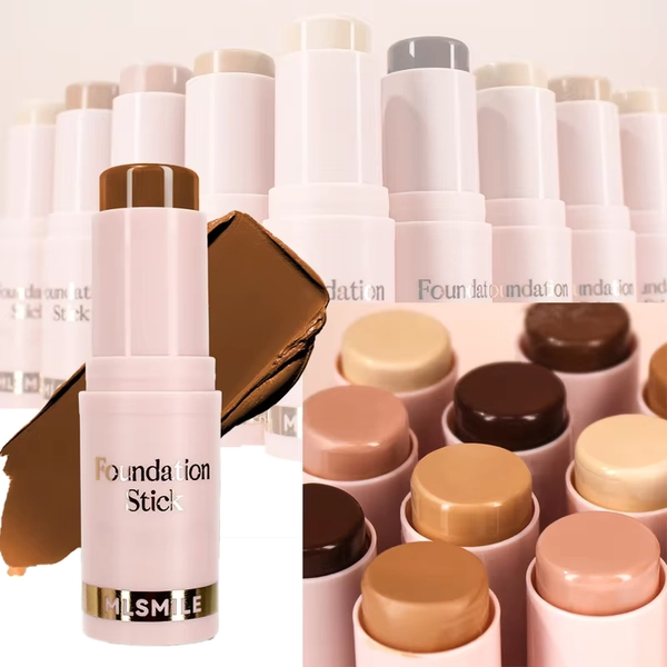 Facial Stick Foundation Full Coverage Dark Skin Foundation Makeup Lasting Oil-control Concealer Base Cream Matte Natural Primer - AliExpress 66