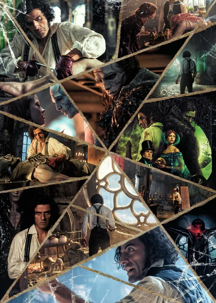 'Frankenstein Collage' Poster, picture, metal print, paint by to phat | Displate