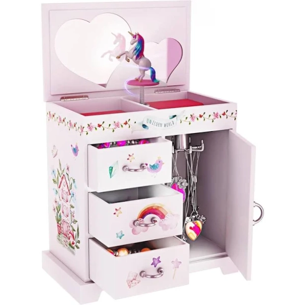 Box for Kids - Gifts for Girls, Ages 3-8, Best Princess Room Toys Gift for Age 3, 4, 5, 6, 7, 8 Year Old Little Girl - Birthday Present Toy Ideas
