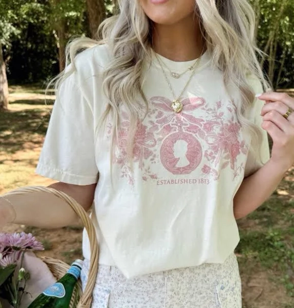 Tribe Co. Floral Coquette Tee