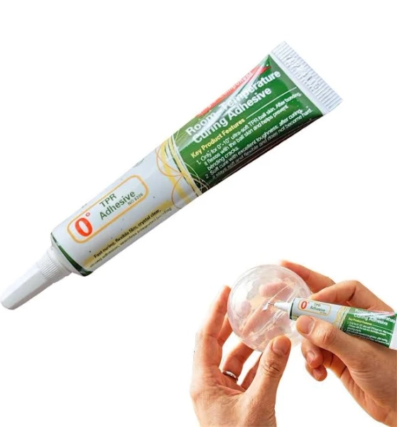 Dlmcuh Waterproof Squishy Glue,Quick-Drying Silicone Adhesive Glue,Multipurpose Strong Bond Glue for Daily Repair and DIY Craft, Size: 6*2, Green