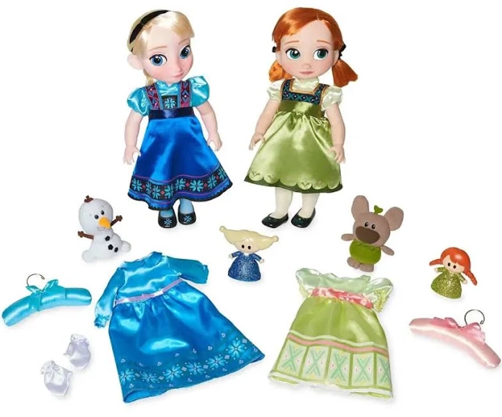 Disney Frozen Anna & Elsa Deluxe Doll 2-Pack