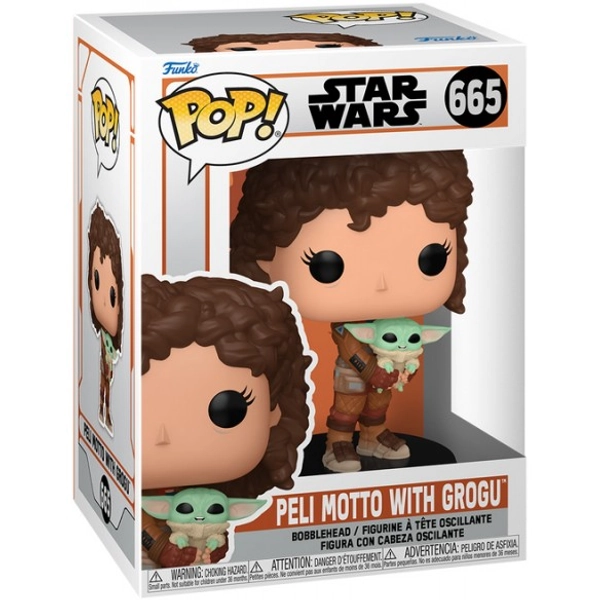 Funko Pop 665 - Peli Motto with Grogu - Star Wars | Fantàsia