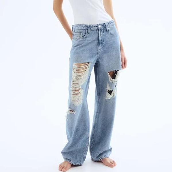 H&M Ladies Baggy High Jeans
