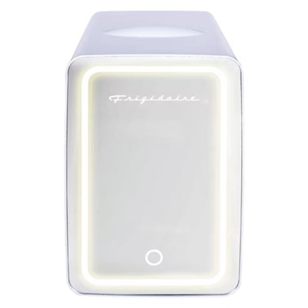 Frigidaire 9 Can Beauty Lighted Mirror Countertop Mini Fridge White: Skincare & Makeup Cosmetic Refrigerator