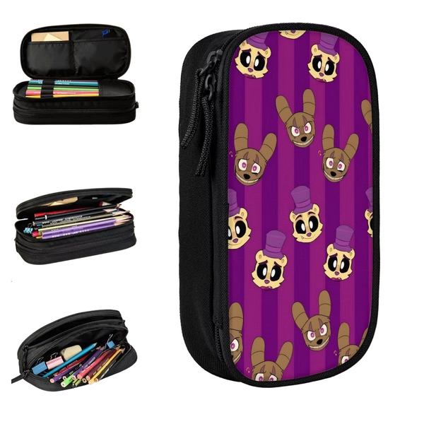 Classic FNAF At Freddys Pencil CasesPencilcases Pen Holder for Girls Boys Big Capacity Bags Students School Zipper Stationery - AliExpress 21