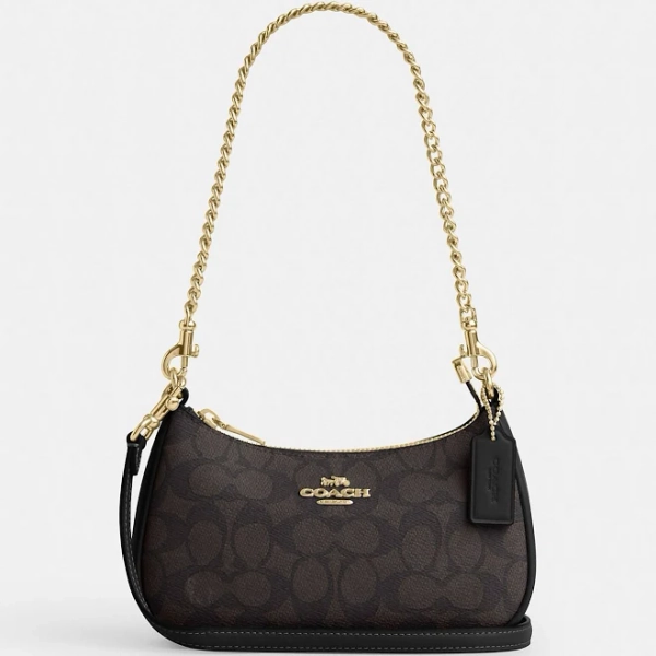 Coach Women's Teri Mini Crossbody Bag in Signature Canvas