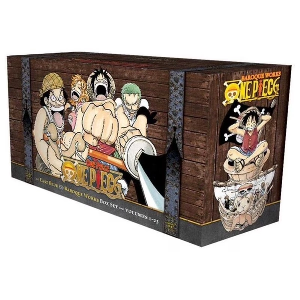Bookazine One Piece Box Set: East Blue And Baroque Works (Volumes 1-23 With Premium) (Original)