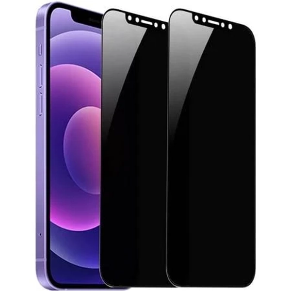 2 Pcs 360 Degree Privacy Tempered Glass 4 Directions Anti-Spy Screen Protector Film for