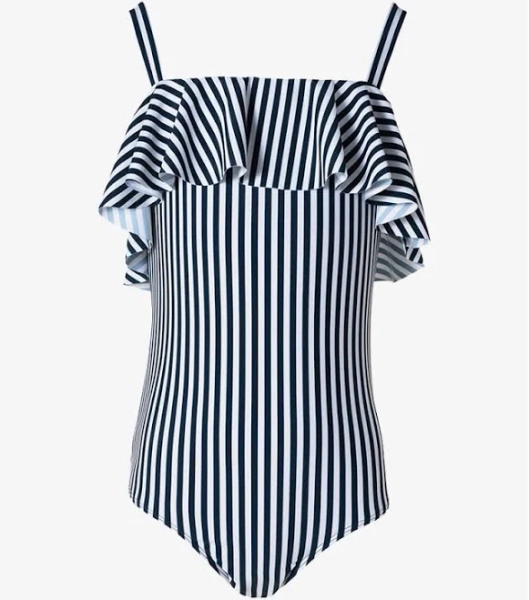 Frill Girls' Nautical Stripes Swimsuit