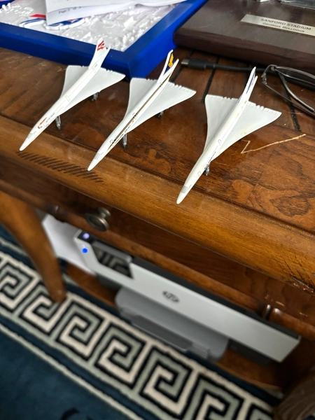 Schabak Concorde Pre-Built Model Aircraft Lot of 3 Air France BA Singapore
