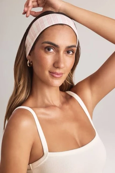 Oh Polly Modal Ribbed Stripe Print Headband