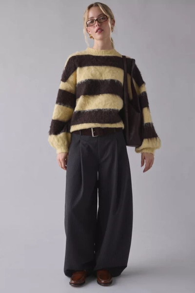 UO Noa Cocoon Pleated Wide Leg Trouser