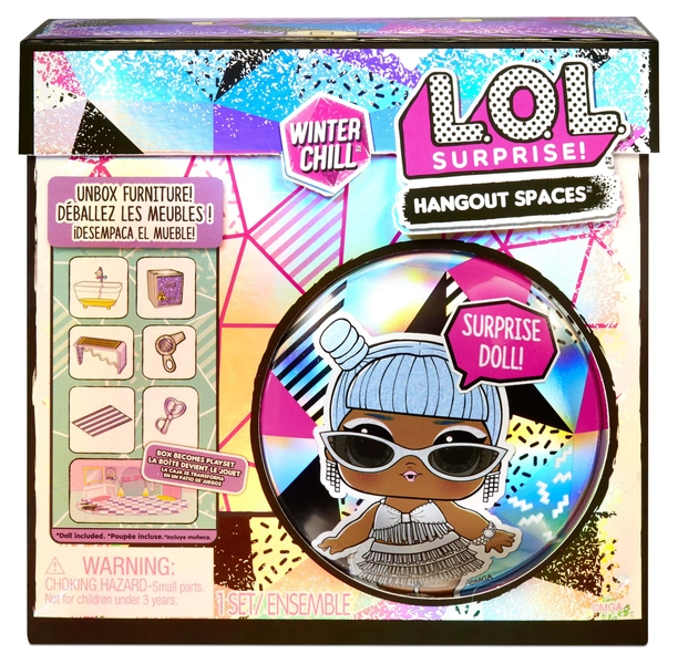 LOL Surprise Winter Chill Spaces-4, Great Gift for Kids Ages 4+
