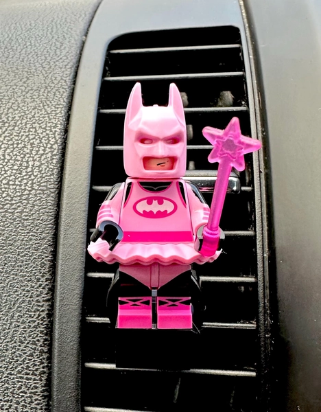 Bat & Pink Fairy superhero Car Air Freshener Clip on Vent Mini Figure Fragrance Gift Cartoon comics DC accessories's Wishlist | Listful