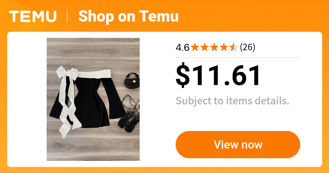 a stylish womens dress contrasting colors featuring a - Temu