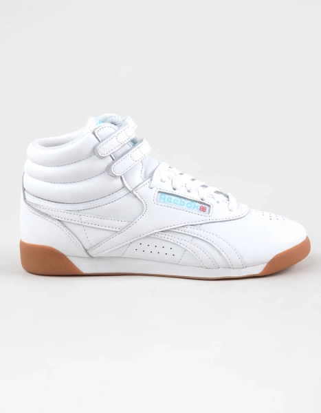 REEBOK Freestyle Hi Womens Shoes - WHITE - 5