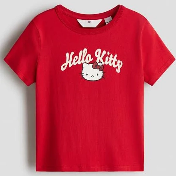 h&m Printed Cotton T-Shirt