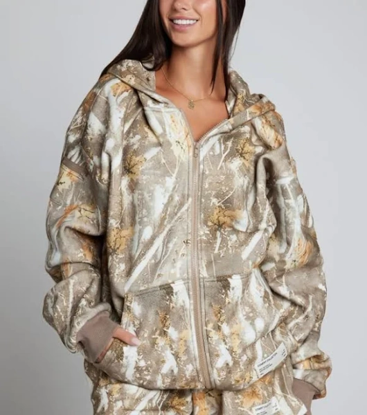 Comfrt Camo Zip Hoodie