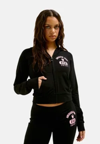 AMERICAN MADE OOLA  - Zip-up sweatshirt - black