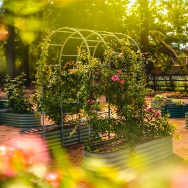 Vego Garden Arched Garden Trellis System