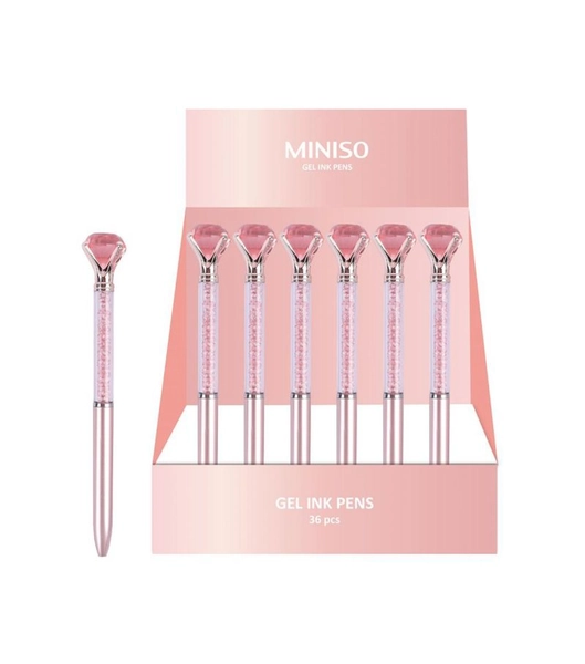MINISO Rose Gold Series Diamond Ballpoint Pen