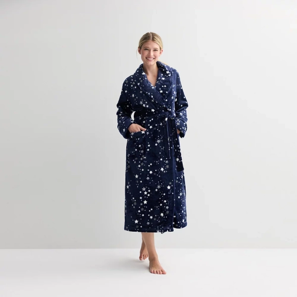 Women's Sonoma Goods For Life® Long Plush Wrap Robe
