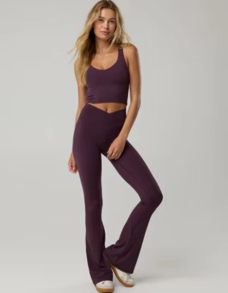 OFFLINE By Aerie Real Me High Waisted Crossover Flare Legging