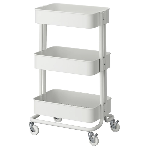 RÅSKOG trolley, white, 35x45x77 cm  - IKEA UK
