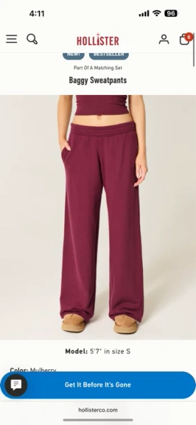 Camo Baggy Sweatpants