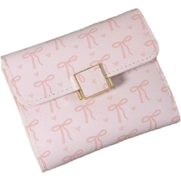 Fashionable and minimalist women's wallet, high-quality portable multi card slot women's short