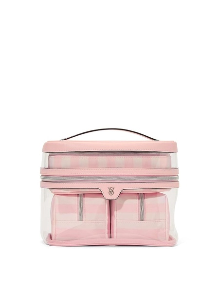 Iconic Stripe Pink 4In1 MakeUp Bag