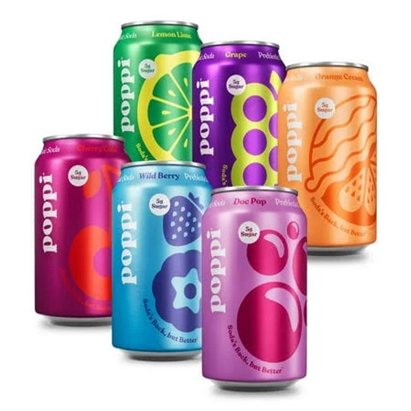 Poppi Sparkling Prebiotic Soda Beverages