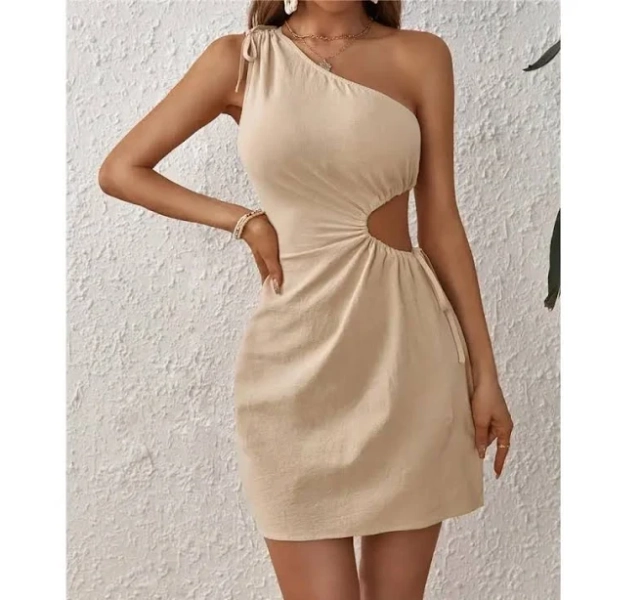 Shoulder Knot Side Dress