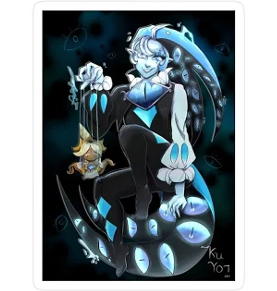 Cookie Run Kingdom Shadow Milk Cookie Sticker