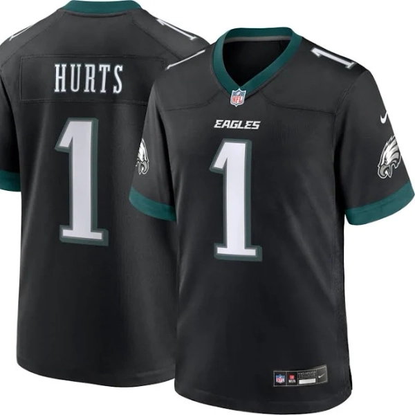Nike Men's Black Philadelphia Eagles Alternate Game Jersey