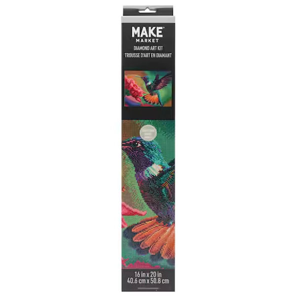 16" x 20" Hummingbird Diamond Art Kit by Make Market®