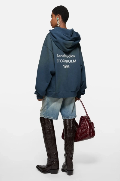 Fleece logo hoodie