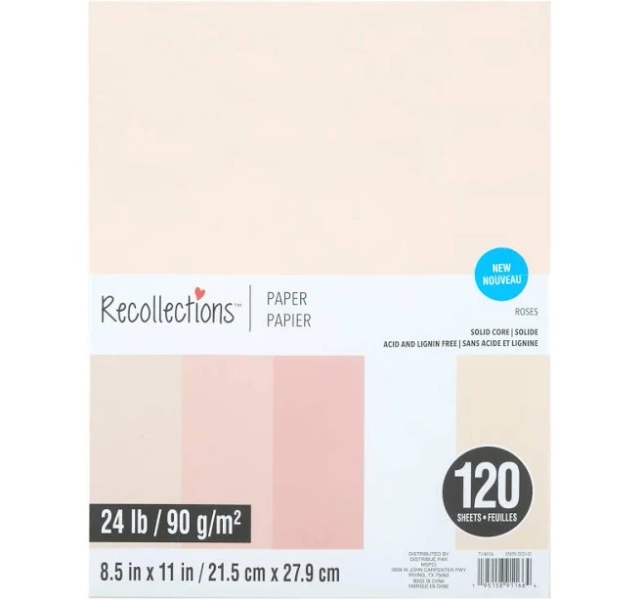 Recollections Roses Paper Pack
