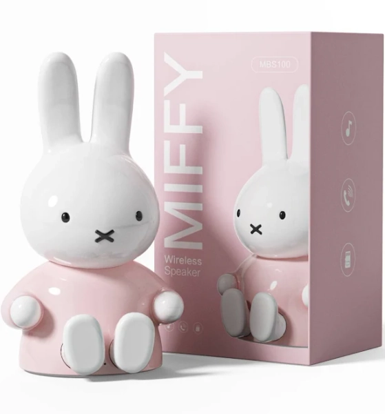 Mipow X Miffy ミッフィー Figurine Bluetooth Speaker TF Card Decor & Ambiance Superior Sound Quality