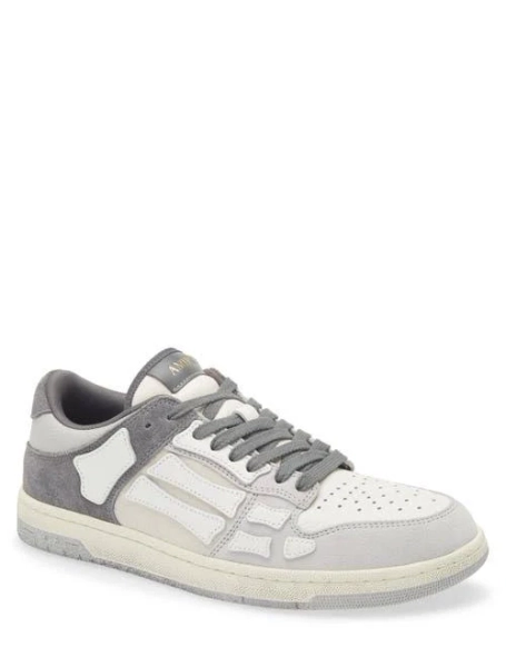 Amiri Men's Distressed Skel Top Low Sneakers