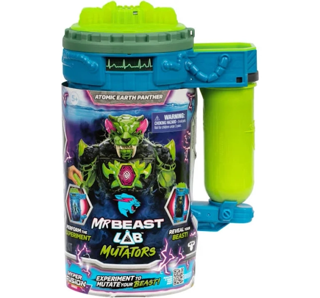 MrBeast Lab Atomic Earth Panther Action Figure