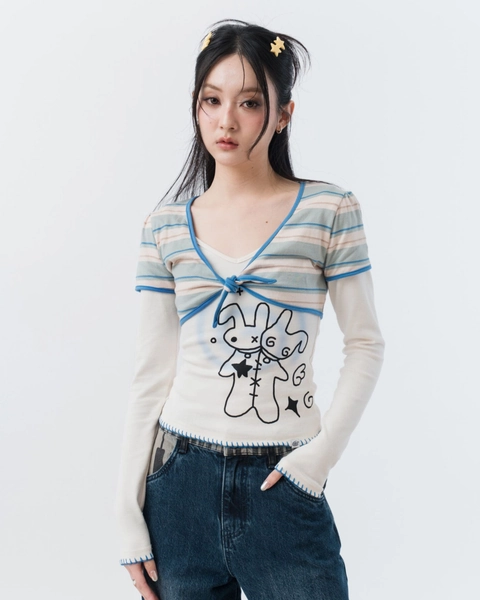Blue Ribbon Top