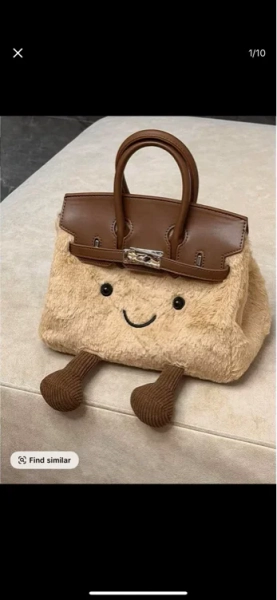 Cute Plush Crossbody Bag for Women, Cartoon Fashion Fur Bag, | Holiday Sales TikTok Shop