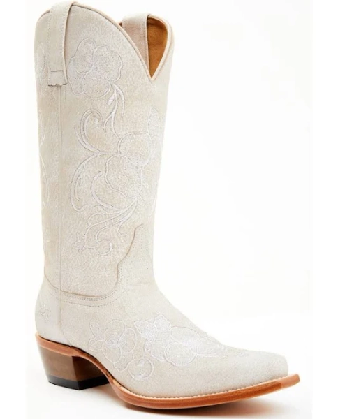 Shyanne Women's Lasy Floral Embroidered Snip Toe Western Boots