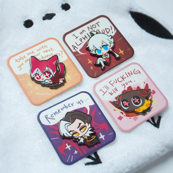 final fantasy enamel pins | ff xiv | 3 cm | Graha Alisae yan Emet |
