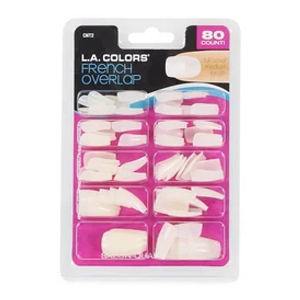 L.A. Colors® French Overlap Nail Tips 80-Count | Five Below